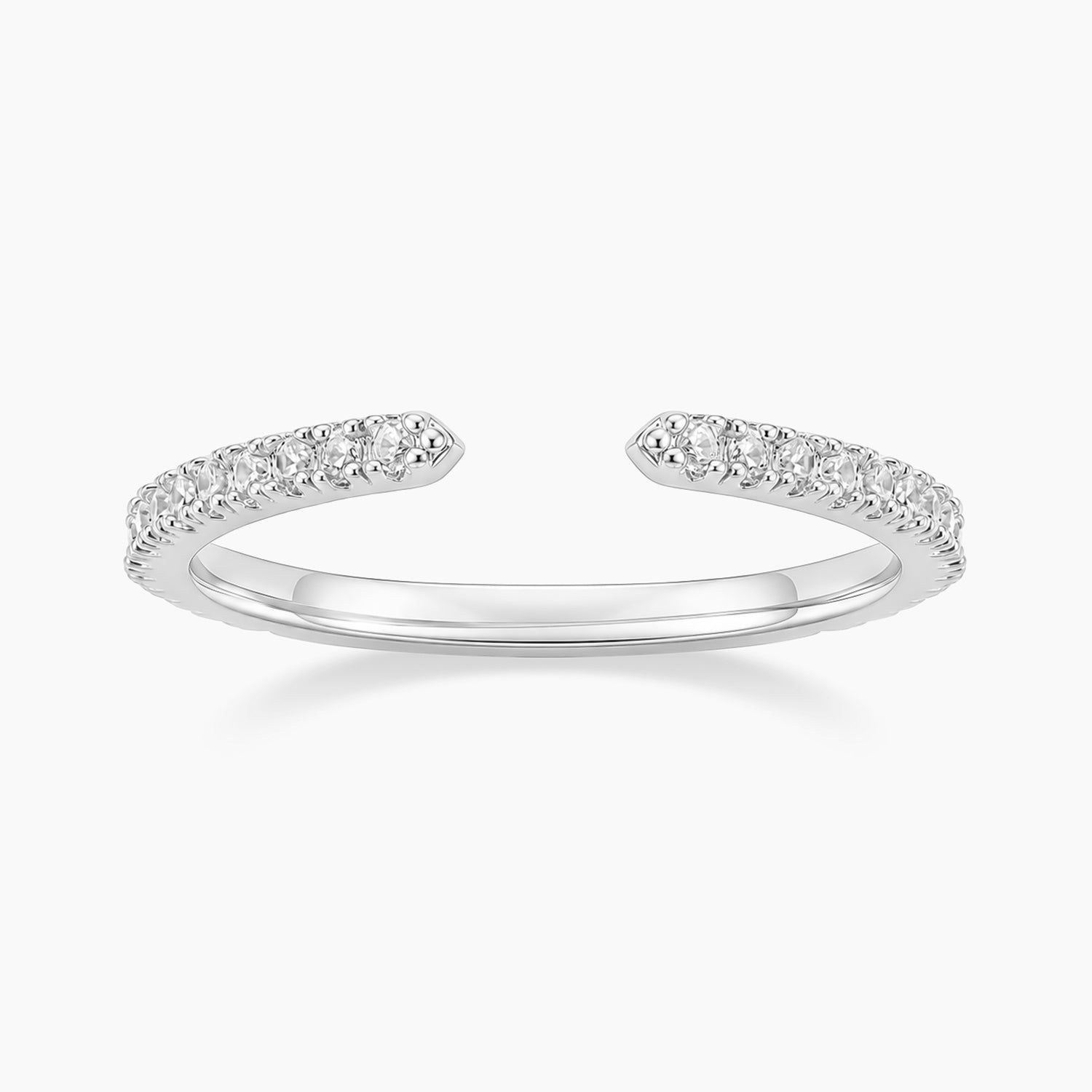 white gold dress rings uk 14K Plated Open Eternity Ring – EAMTI JEWELRY used dress cleaning