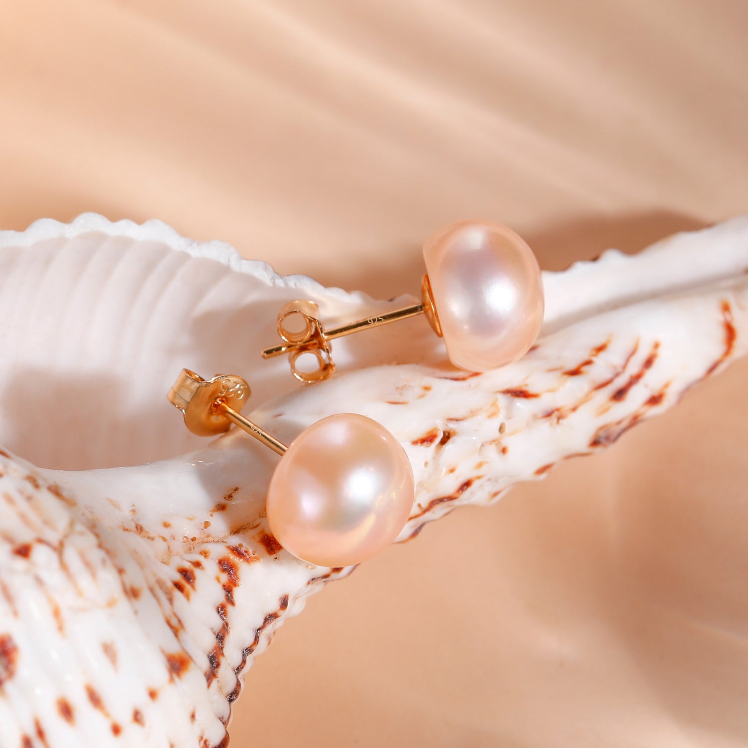 9mm pink pearls, pink pearl earrings, classic pearl earrings, pearl stud earrings, earrings in pink, gold earrings, 925 sterling silver posts, pearl bridal earrings, freshwater pearl earrings, pearl wedding earrings, pearl studs, pink pearls