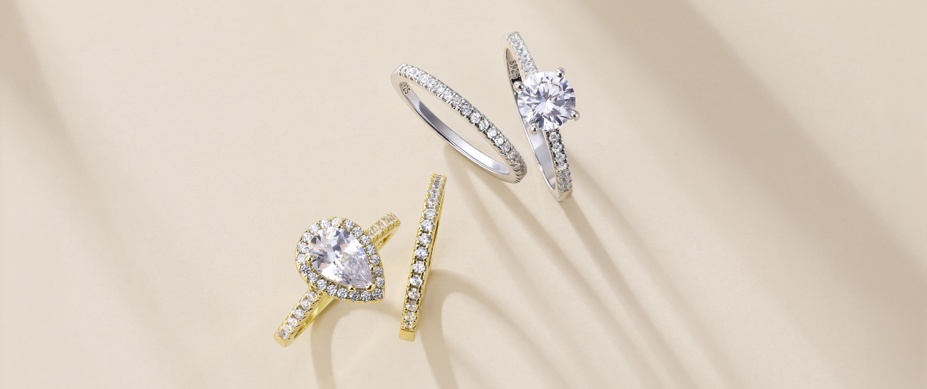 stackable silver rings