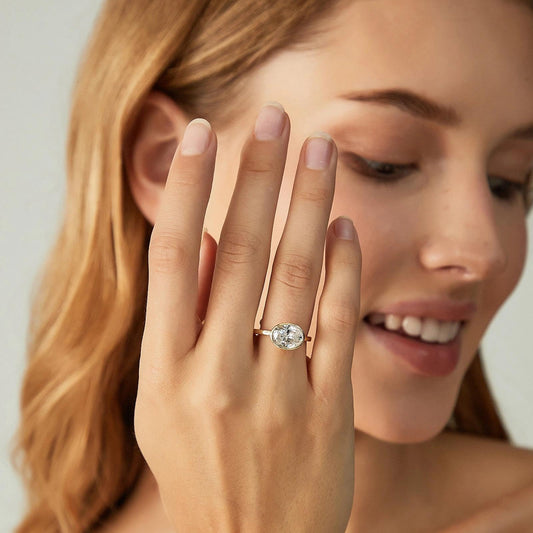 Bezel Engagement Rings