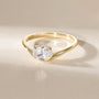 gold engagement rings, oval engagement rings, oval ring, cubic zirconia ring, cubic zirconia usa, travel ring, fake diamond rings, cz rings, affordable jewelry, curved engagement rings, curved bands