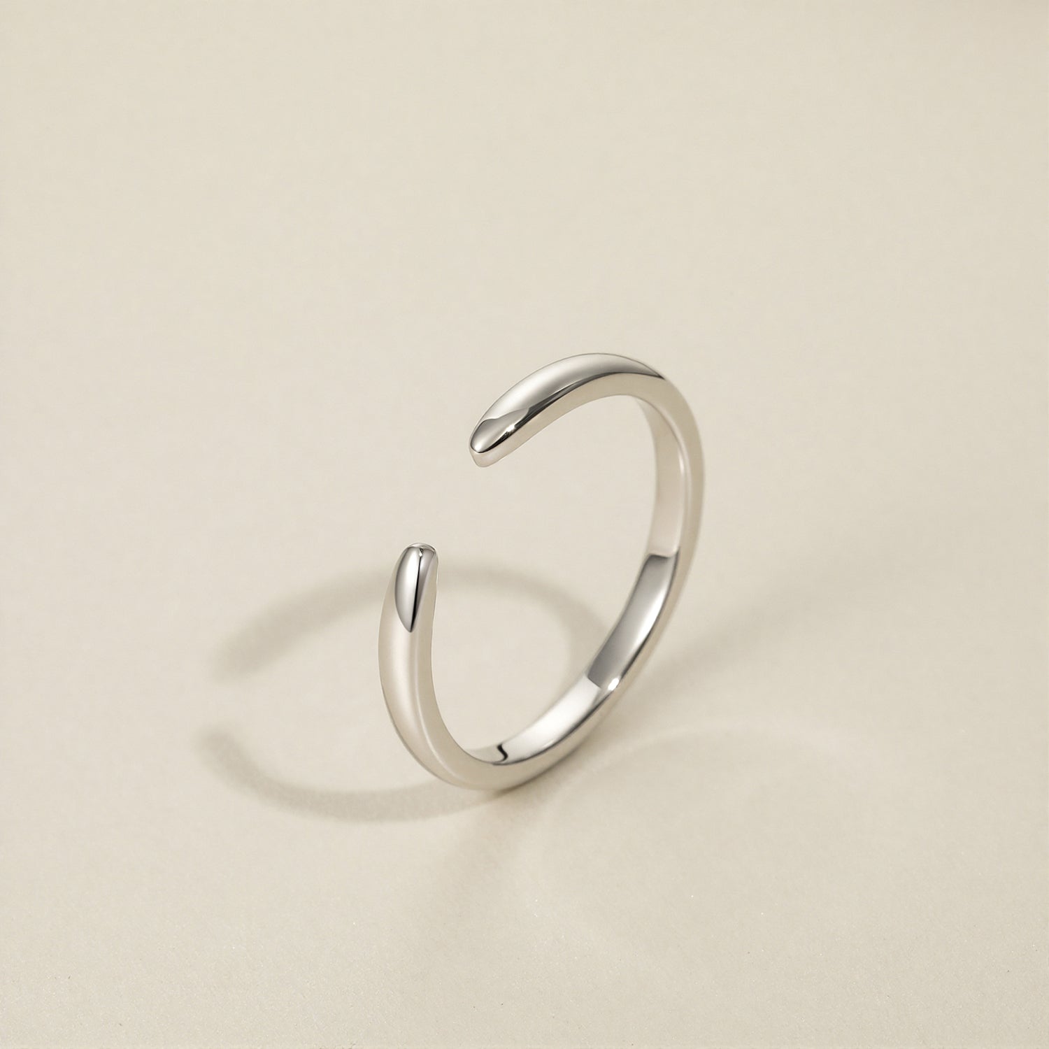 classic polish open stackable ring, minimalist wedding band ring, modern promise ring, eamti rings, cheap wedding rings under $50, copper ring, open wedding bands