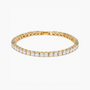 tennnis bracelet for women, 18K gold plated tennis bracelet, 4mm tennis bracelet, stunning tennis bracelet