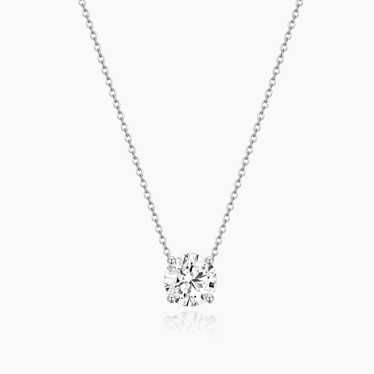 1CT 925 Sterling Cubic Zirconia Necklace
