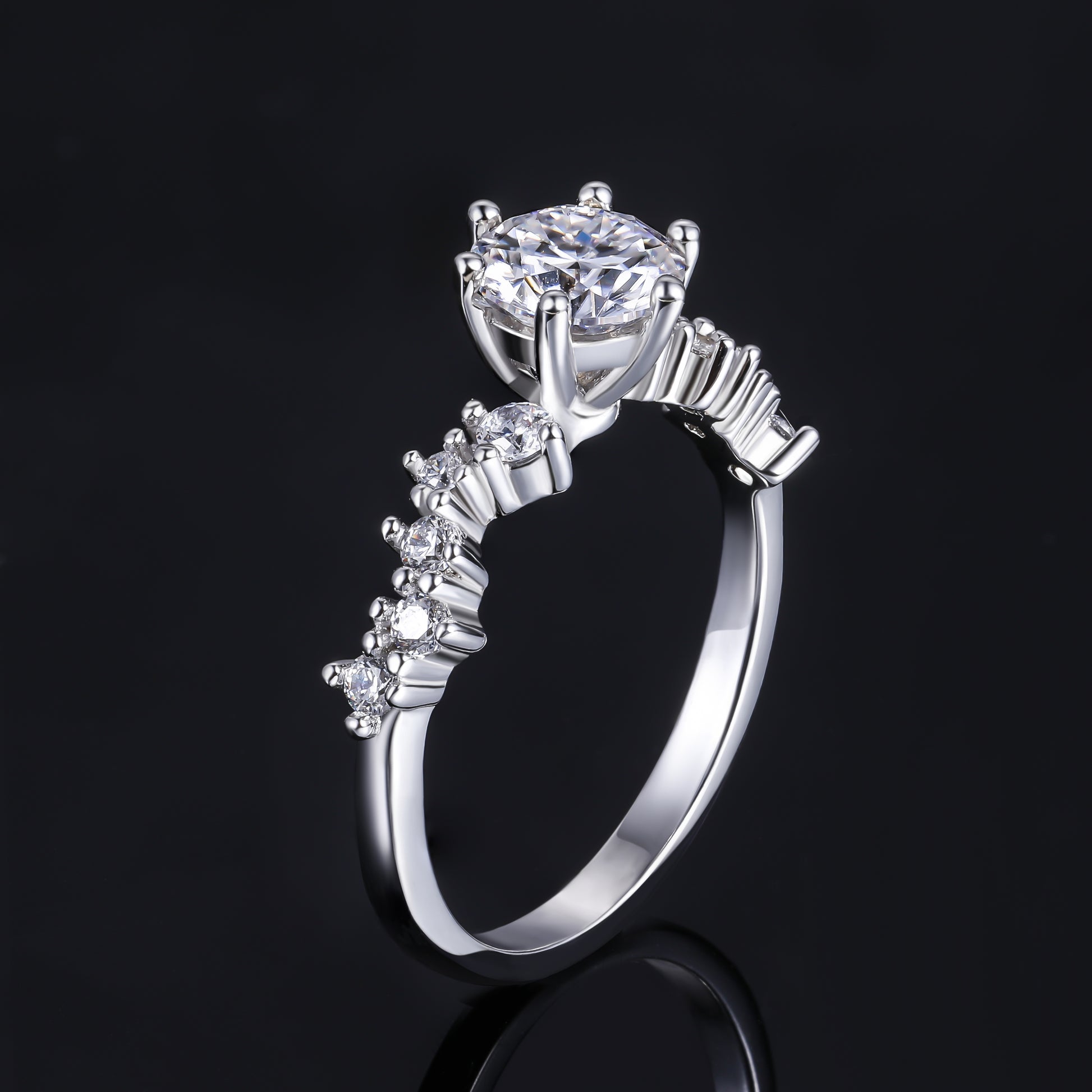 moissanite engagement rings, moissanite wedding rings, affordable moissanite engagement rings, 1ct moissanite rings, moissanite promise ring, moissanite bridal ring, moissanite wedding band