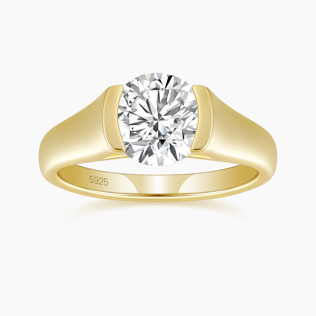 2.5ct Elongated Cushion Cut Moissanite Diamond Eternity  2.5 Ct-Elegant 9.25 Sterling Silver & Moissanite Ring display picture 1