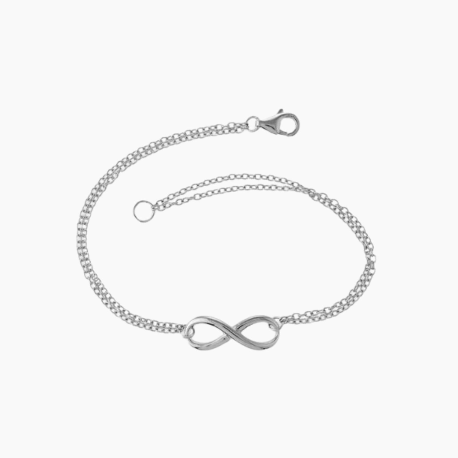 sterling silver bracelet, infinity bracelet, gift for women, couple bracelet