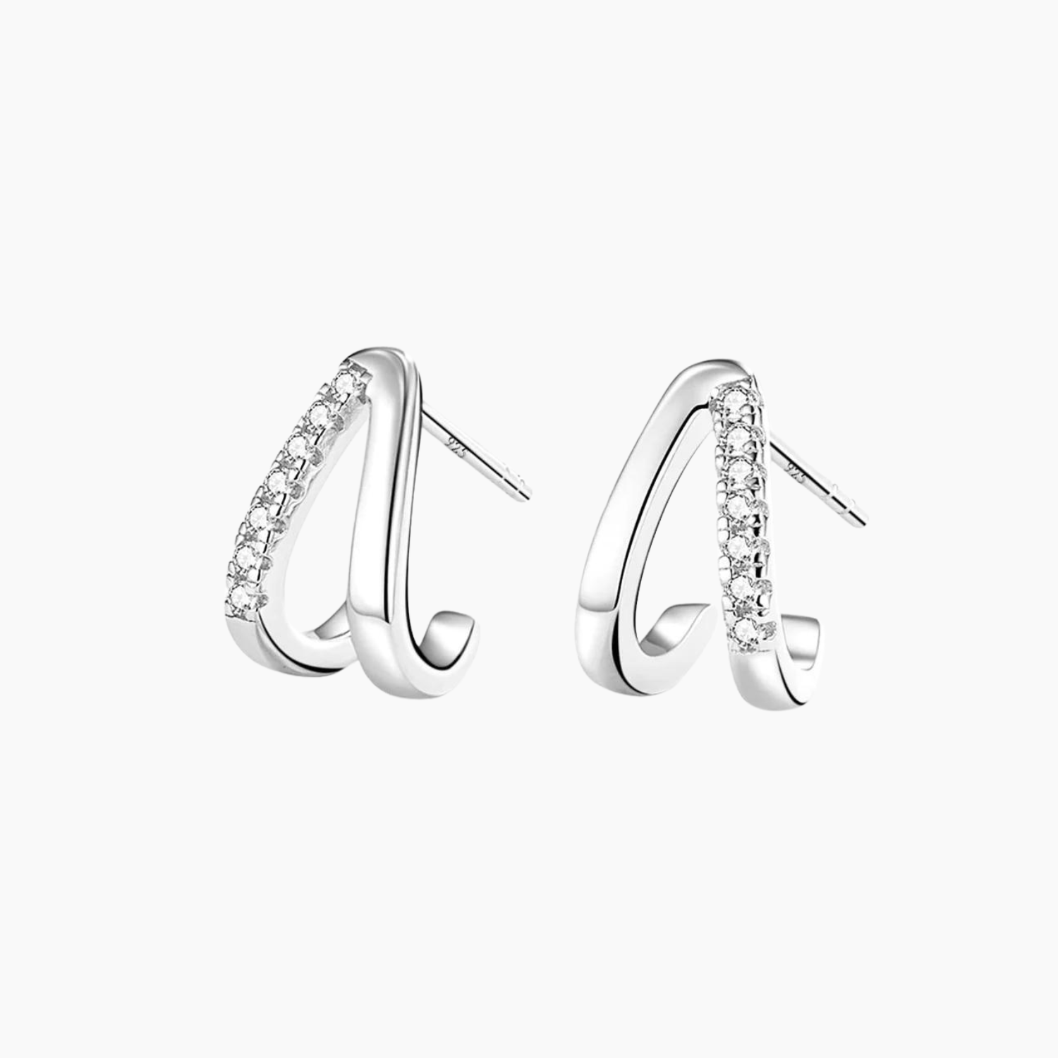 Washer Curved Earrings