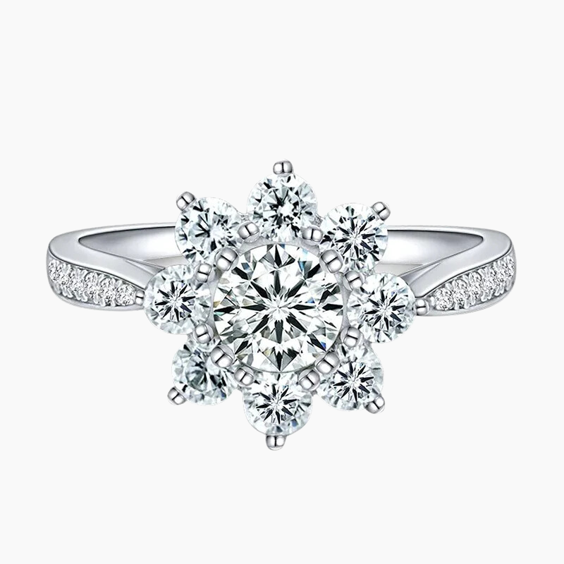 Snowflake Ring 925 Sterling