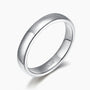pure dome wedding rings, sterling silver rings, cool mens wedding bands, mens wedding band, cool band for men, 4mm rings band, mens silver wedding bands, cheap mens wedding bands