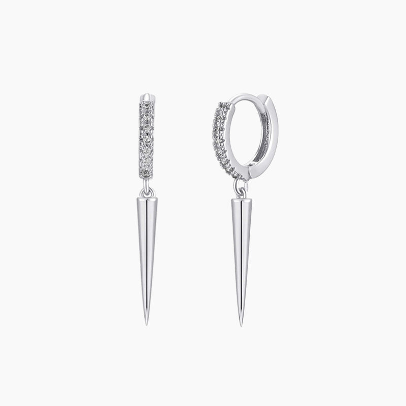 Sterling Tapered Dangle Earrings