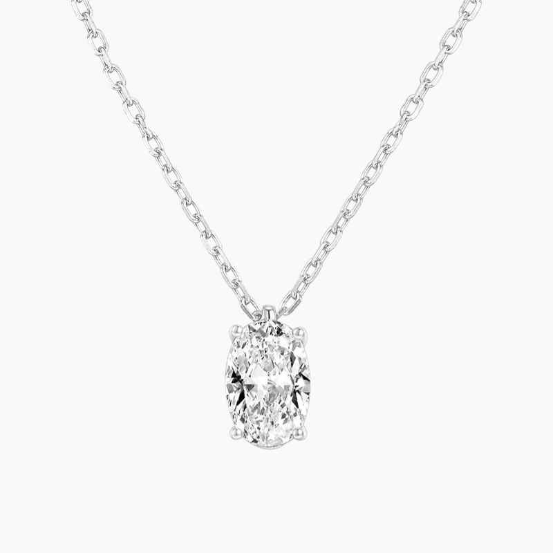 Collana con pendente CZ placcato oro 14K