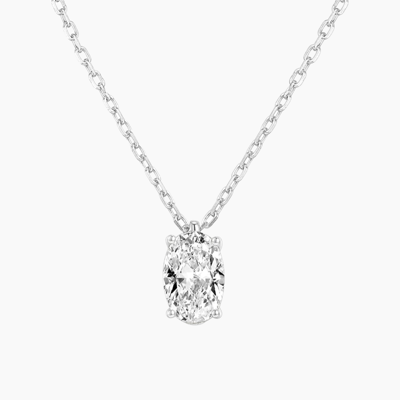 14K Gold Plated CZ Pendant Necklace