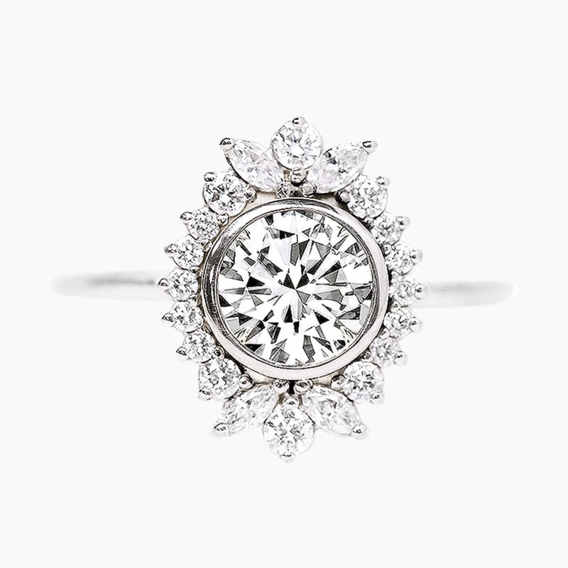 round cut engagement rings, round wedding rings, 1 carat wedding rings, silver wedding rings for women, sterling silver engagement rings