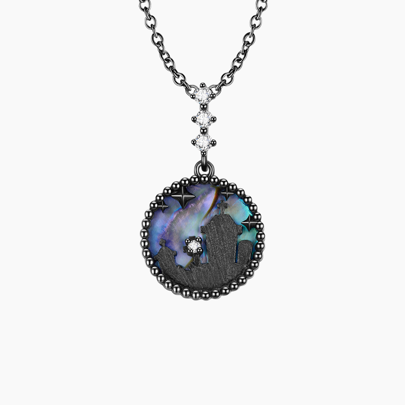 Splendida collana con ciondolo di Halloween alla moda