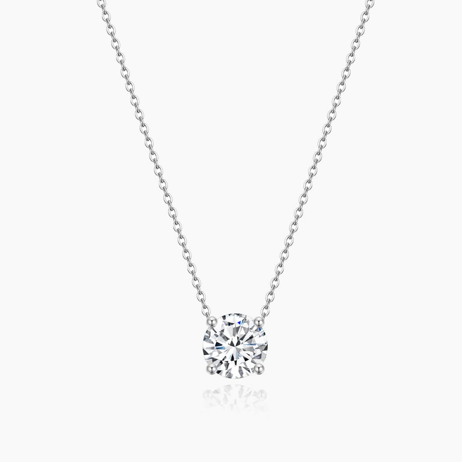925 Cubic Zirconia Gem Necklace
