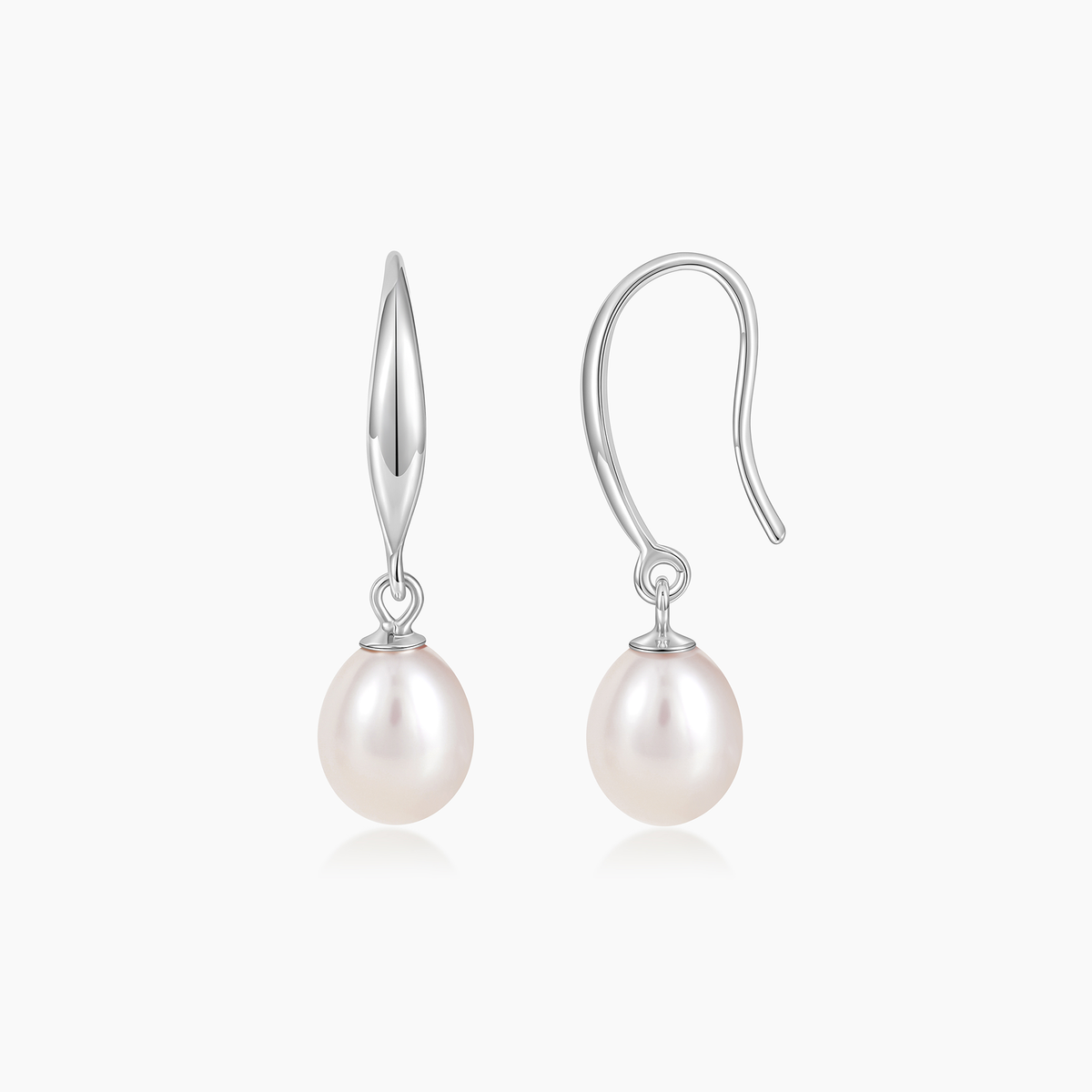 925 Sterling Freshwater Pearl Drop Earrings