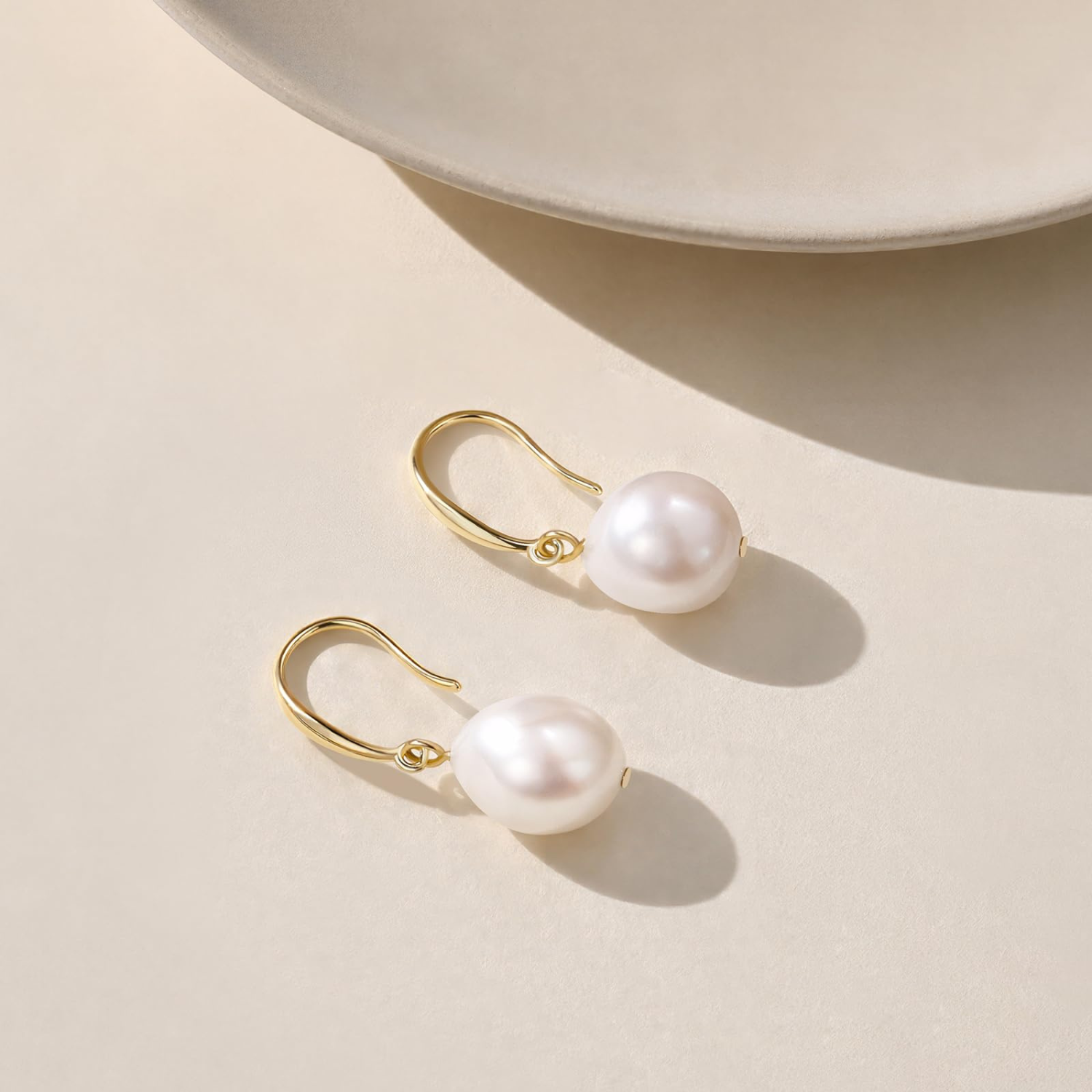 pearl earrings, huggie earrings, drop earrings, gold earrings, 14k gold plated, freshwater pearls, pearl bridal earrings, pearl wedding earrings, freshwater pearl earrings for women, gold plated earrings, white pearls, Baroque Freshwater Pearl Hoop Earrings, Pearl Hoop Earrings