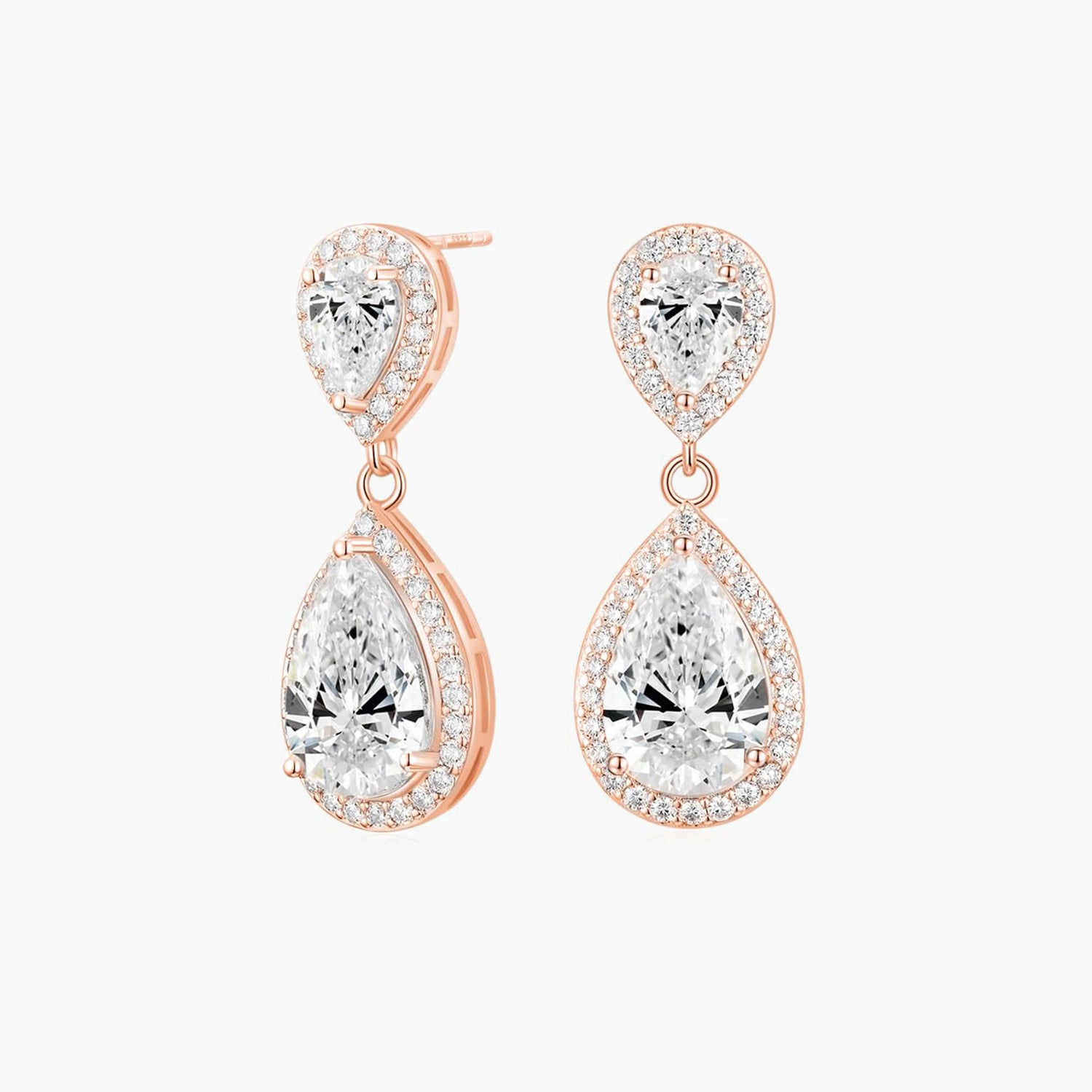 teardrop, bridal earrings, engagement earrings, affordable jewelry