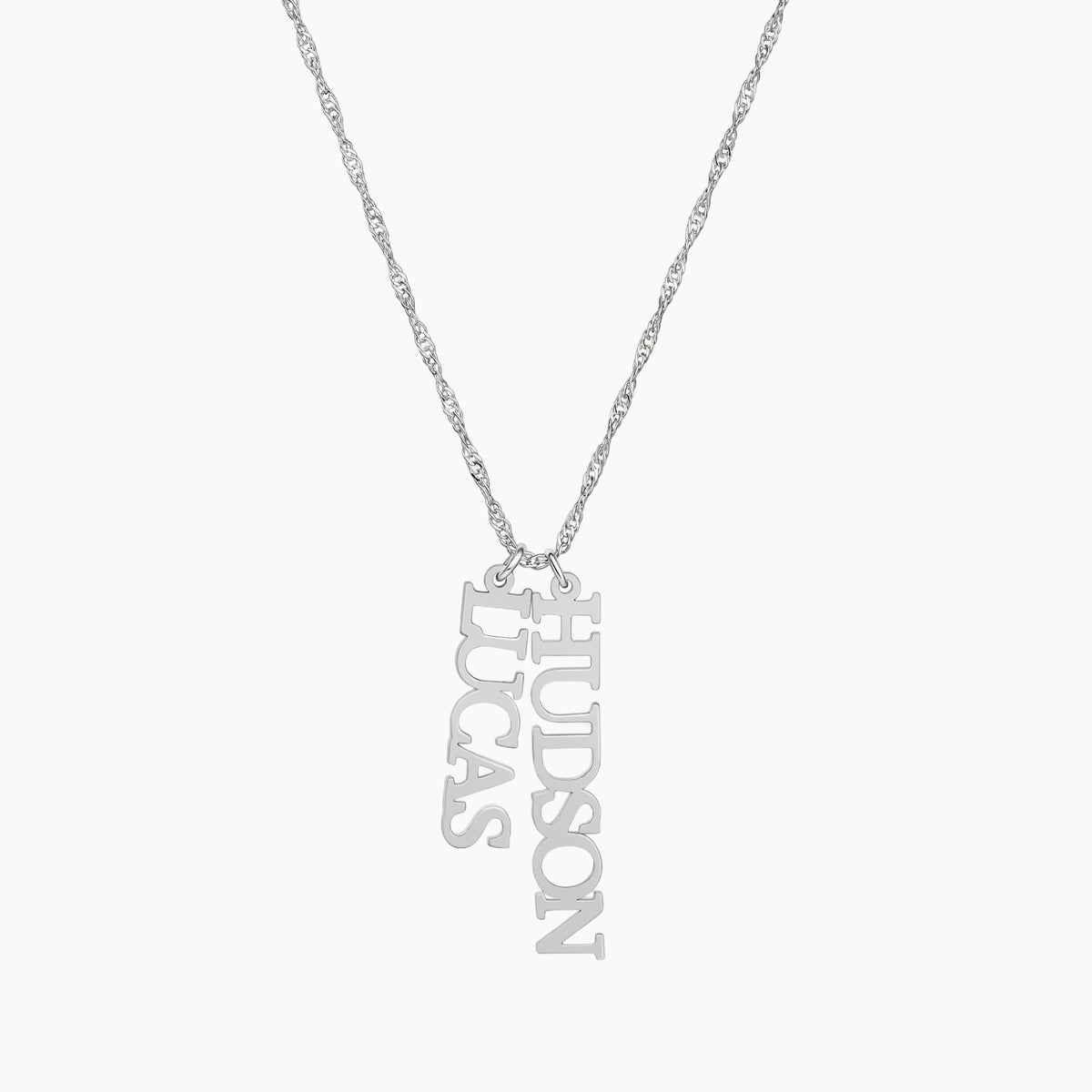 Custom Name Pendant Necklace Singapore Chain