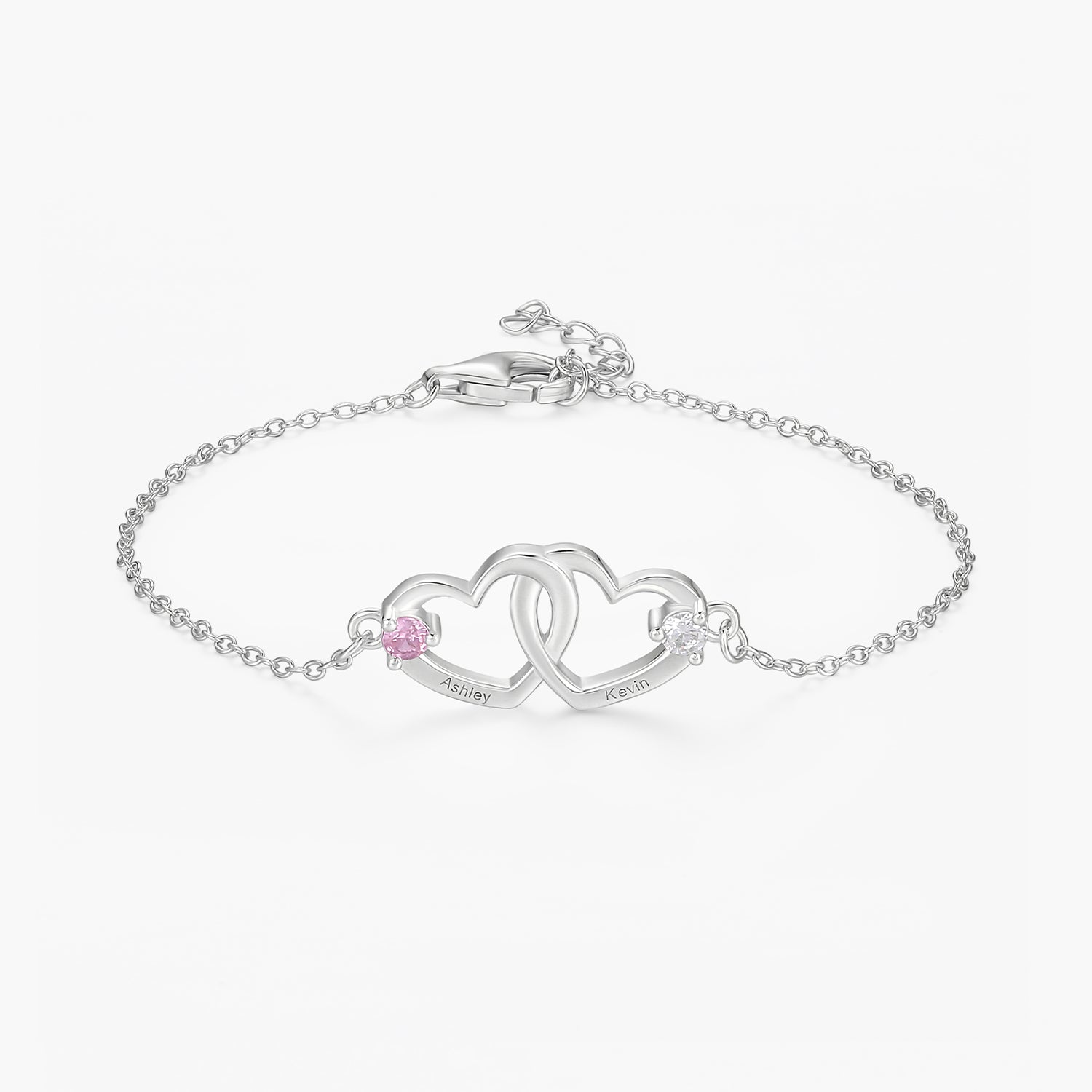 Customized Heart Promise Bracelet