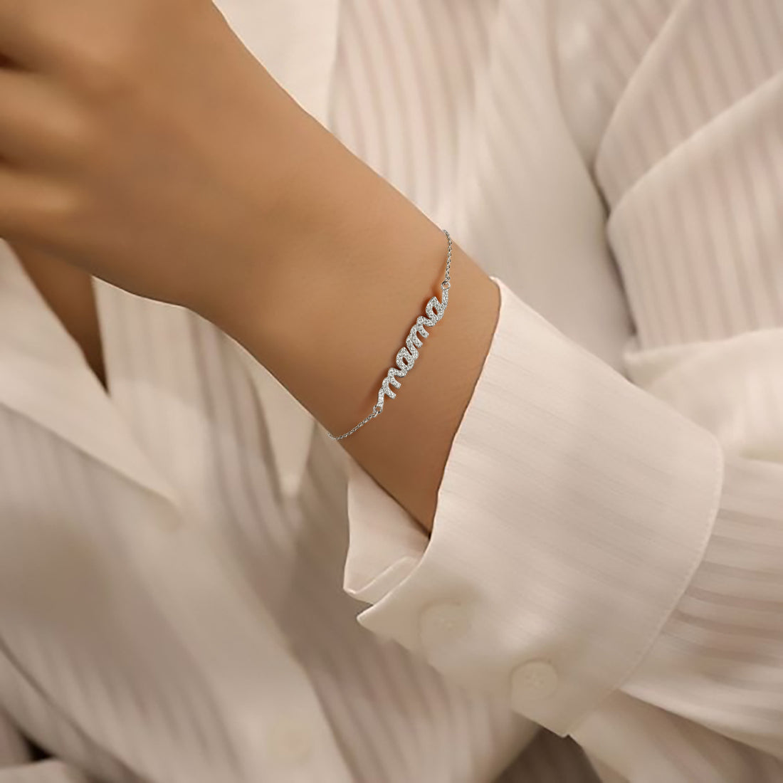 Danity Bracelet with MAMA Message