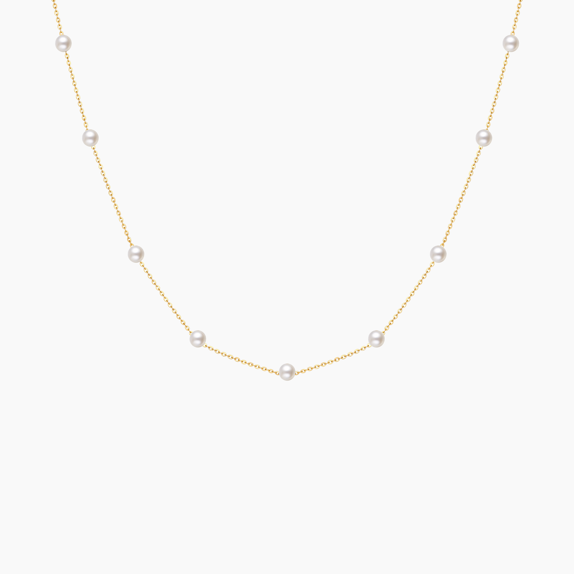  freshwater cultured pearls necklace, Pearl Station Necklace, Freshwater Pearl, 925 sterling silver chain, freshwater cultured pearls necklace, Pearl Station Necklace, Freshwater Necklace