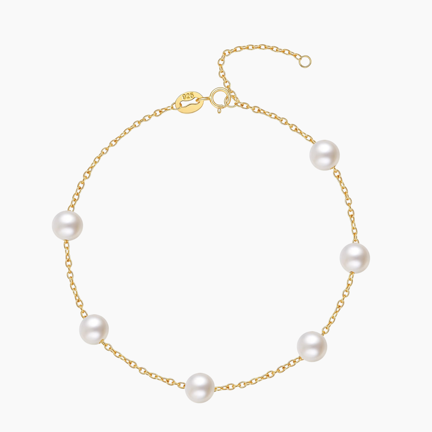 freshwater pearl bracelet, pearl bracelet, gold plated, affordable jewelry, stackable bracelet, gold and pearl bracelet, Sterling Silver