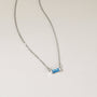 Gold Plated, Birthstone Necklace, Layered Necklace, Personalized Necklace, Delicate Necklace, Dainty Necklace, Affordable Jewelry