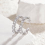 hoop earrings, moissanite earrings, sterling silver earrings, statement earrings, chunky earrings
