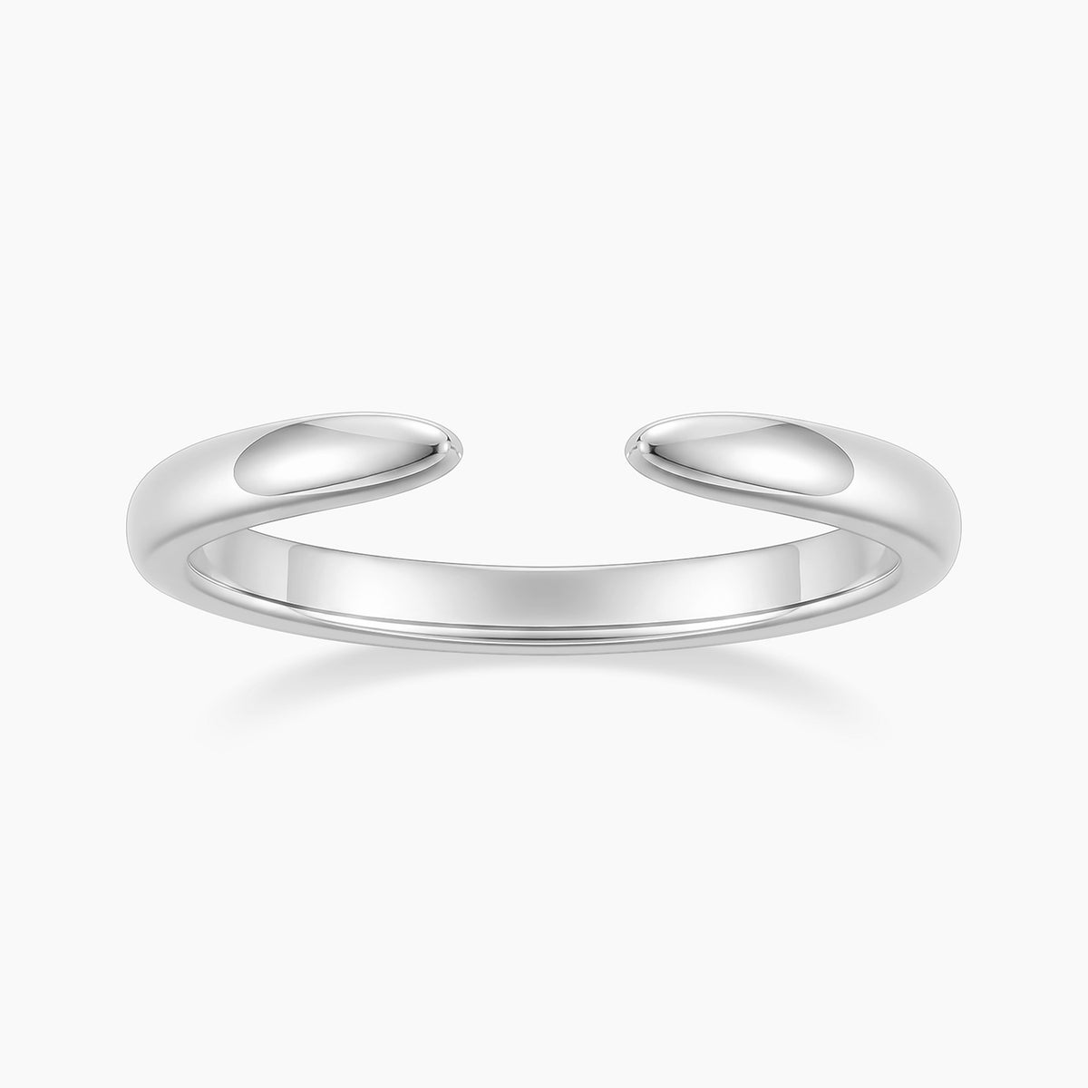 Modern Open Band Stacking Ring