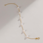 freshwater pearl bracelet, pearl bracelet, gold plated, affordable jewelry, stackable bracelet, gold and pearl bracelet, Sterling Silver
