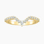 wedding band for women, pear cut eternity ring, affordable wedding rings