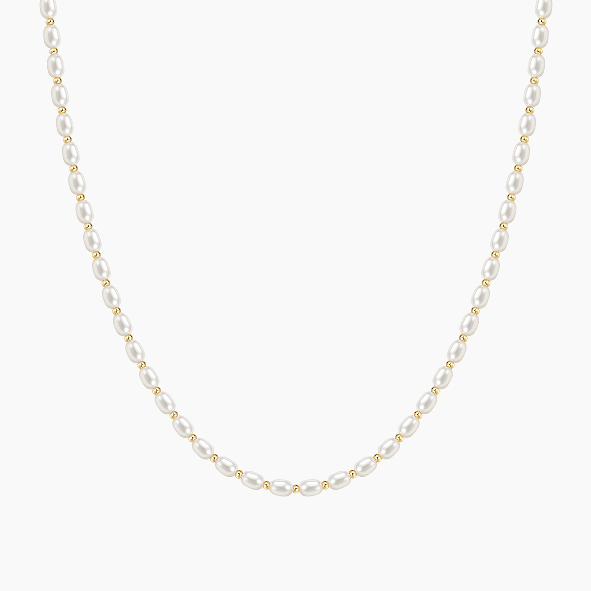 Pearl Beaded Choker Necklace