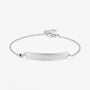 name bracelet, birthstone bracelet, silver bracelet, adjustable bracelet