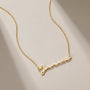 pendant necklace, custom name necklace, cursive name necklace, Personalized necklace,Gold Plated, Name Necklace, Personalized Necklace, Delicate Necklace, Dainty Necklace, Affordable Jewelry