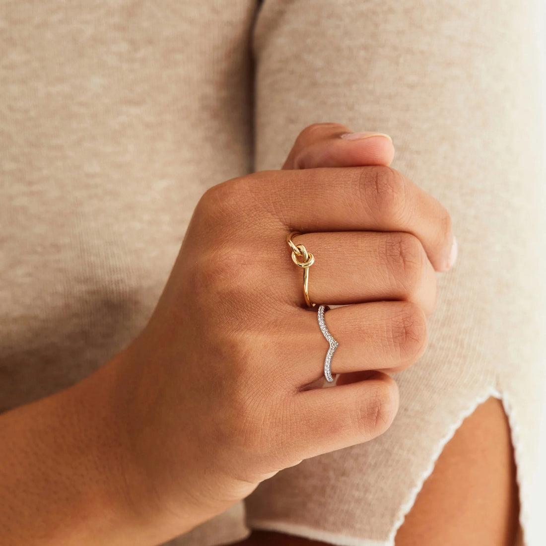 925 sterling Silver Wishbone anello tutte le taglie, argento 925 sterling Silver Wishbone anello tutte le taglie, argento