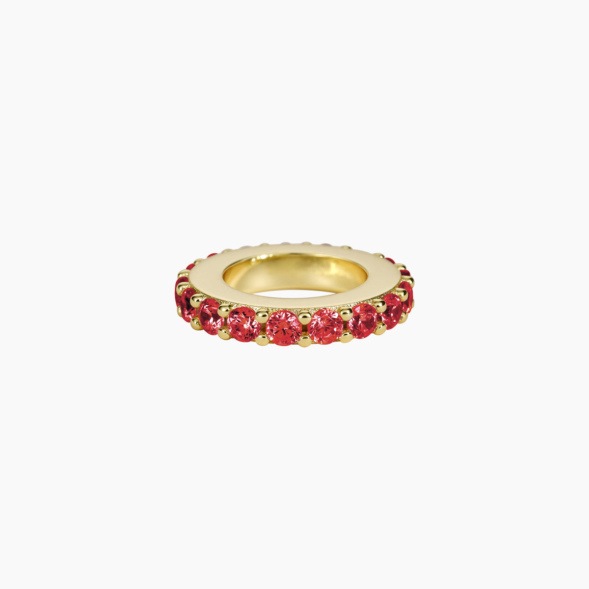 Round Birthstone Charm