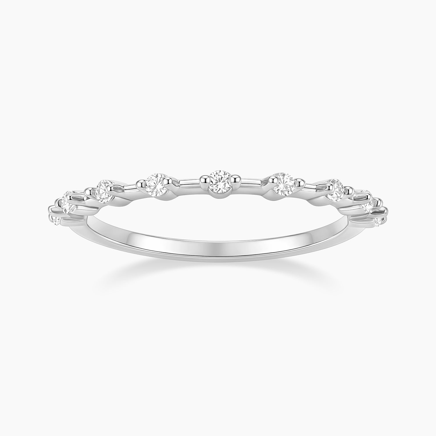 silver band ring, stackable ring, wedding wedding bands, half eternity ring, her and her promise rings, travel wedding bands, cz ring, wedding rings cz, eamti rings, cheap wedding rings under $50, copper ring