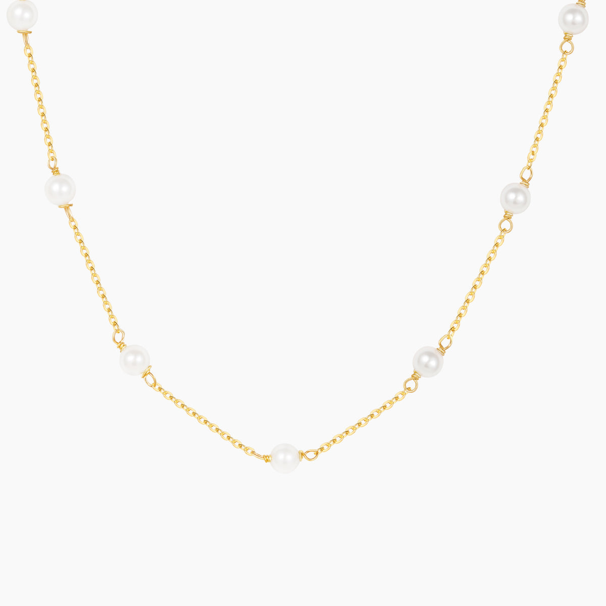 S925 Dainty Pearl Necklace