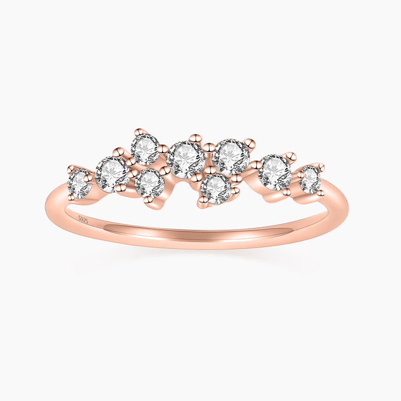 eternity rings for women, s925 wedding rings, stunning cz ring, dainty ring for women, minimalist engagement ring, minimalist wedding rings, cluster ring