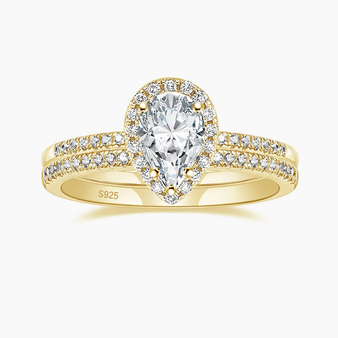 gold ring sets, gold wedding rings, cheap wedding ring sets, fake bridal set rings, bridal set wedding ring, sterling silver bridal ring sets, teardrop rings