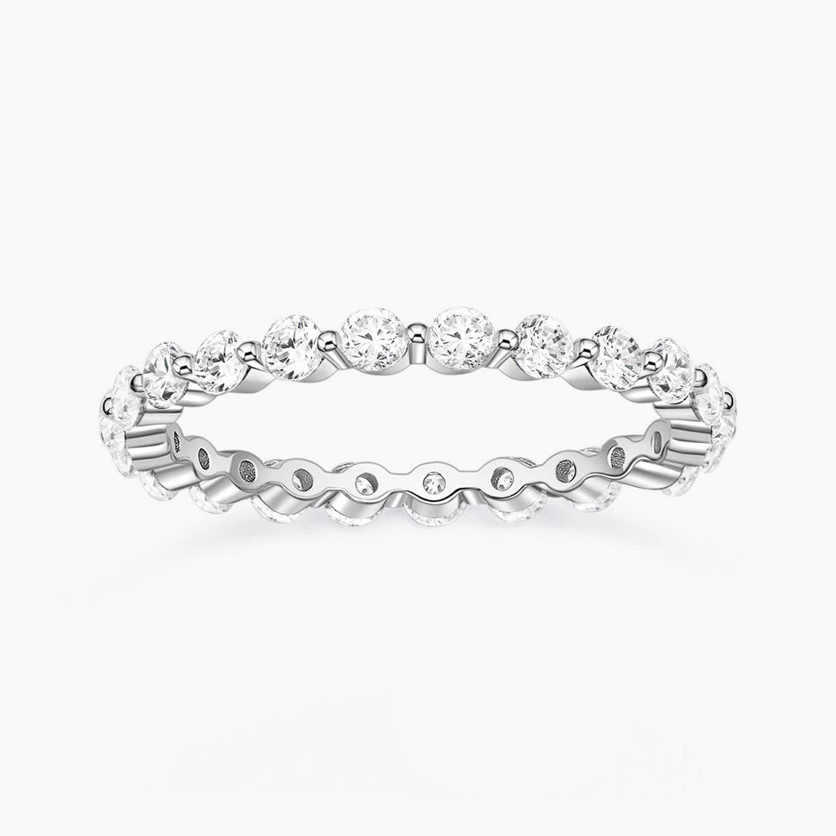 925 Sterling Cubic Zirconia Wedding Ring