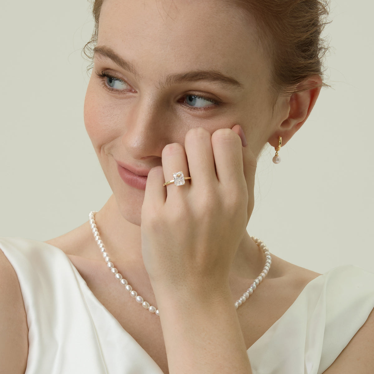 sterling silver post pearl earrings, tiny pearl earrings, everyday natural pearl hoop earrings, 14k gold plated pearl earrings, eamti earrings, eamti pearl earrings, eamti jewelry
