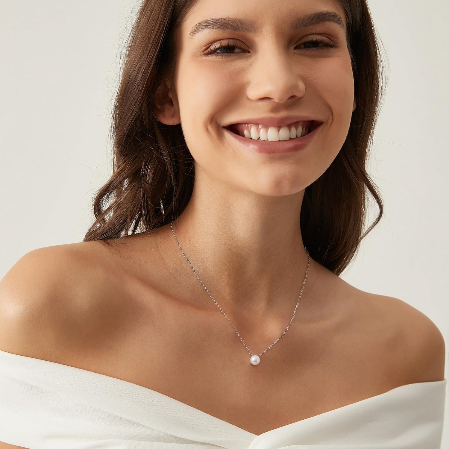 single pearl necklace, freshwater pearl necklace, pearl pendant necklace, freshwater cultured pearls necklace, 925 sterling silver chain,pearl pendant necklace, single pearl necklace