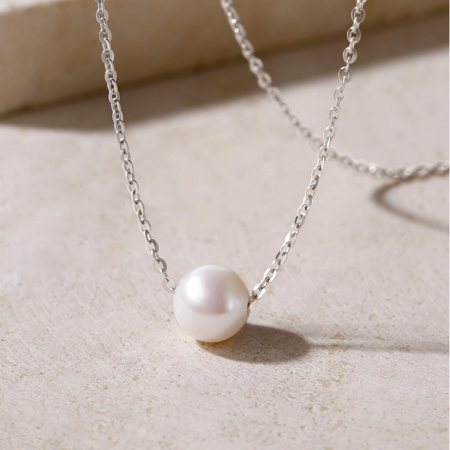 single pearl necklace, freshwater pearl necklace, pearl pendant necklace, freshwater cultured pearls necklace, 925 sterling silver chain,pearl pendant necklace, single pearl necklace
