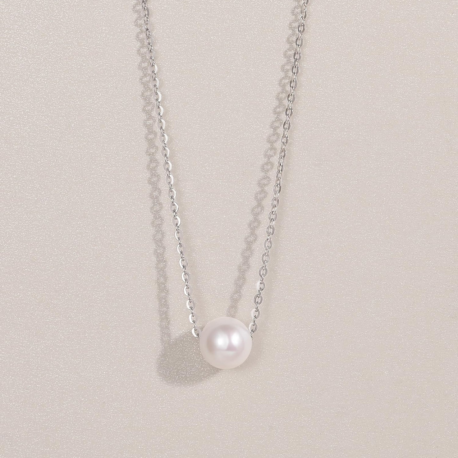 single pearl necklace, freshwater pearl necklace, pearl pendant necklace, freshwater cultured pearls necklace, 925 sterling silver chain,pearl pendant necklace, single pearl necklace