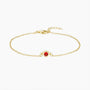 gold bracelet, birthstone bracelet, adjustable bracelet, mom bracelet