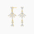 marquise, bridal earrings, wedding earrings, pear cut, danity earrings, dangling earrings