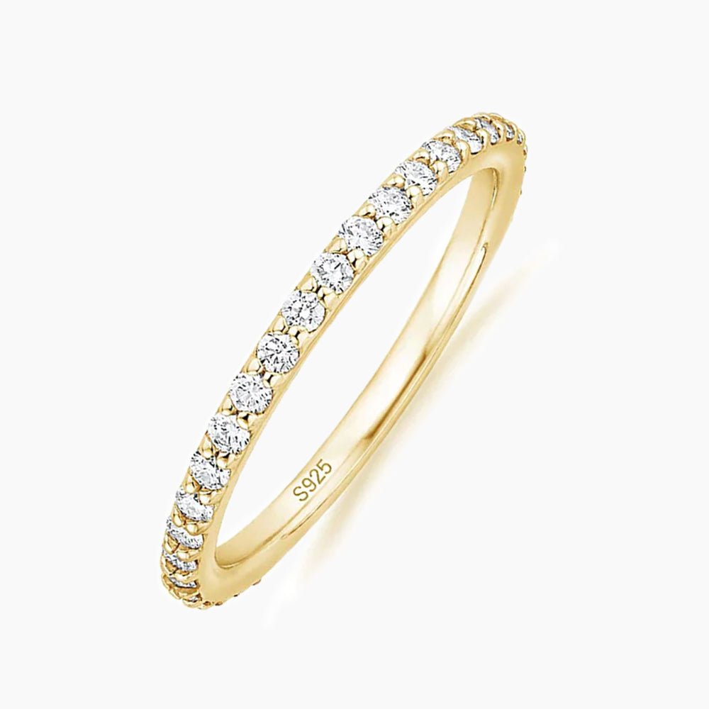 simple quality rings; sterling silver rings; Eamti; classic gemstone rings; sterling silver rings; Eamti; eternity ring, infinity ring, s925 band ring for women, full eternity, cubic zirconia ring